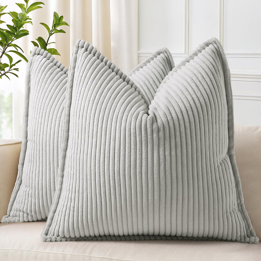 Cream White Throw Pillow Covers