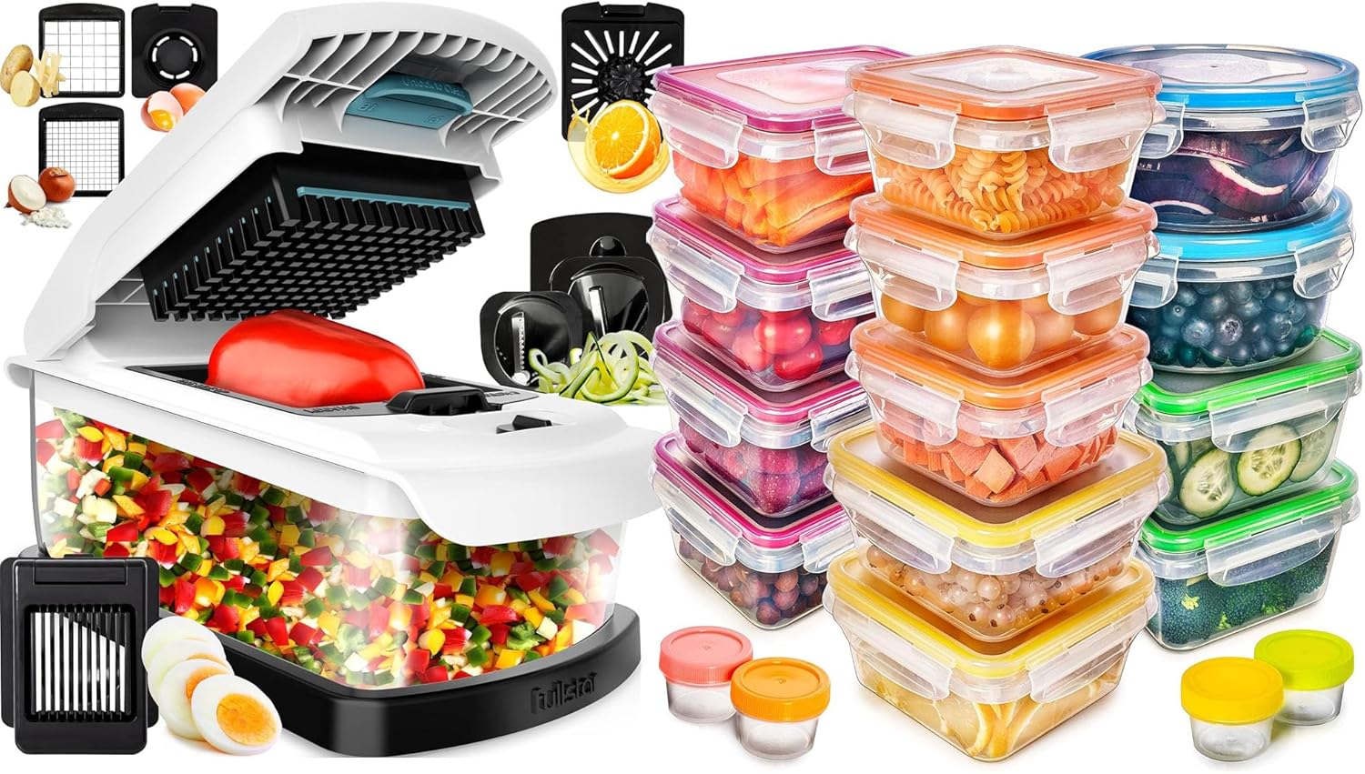 fullstar 9 in 1 Chopper And 34 Pack Food Container