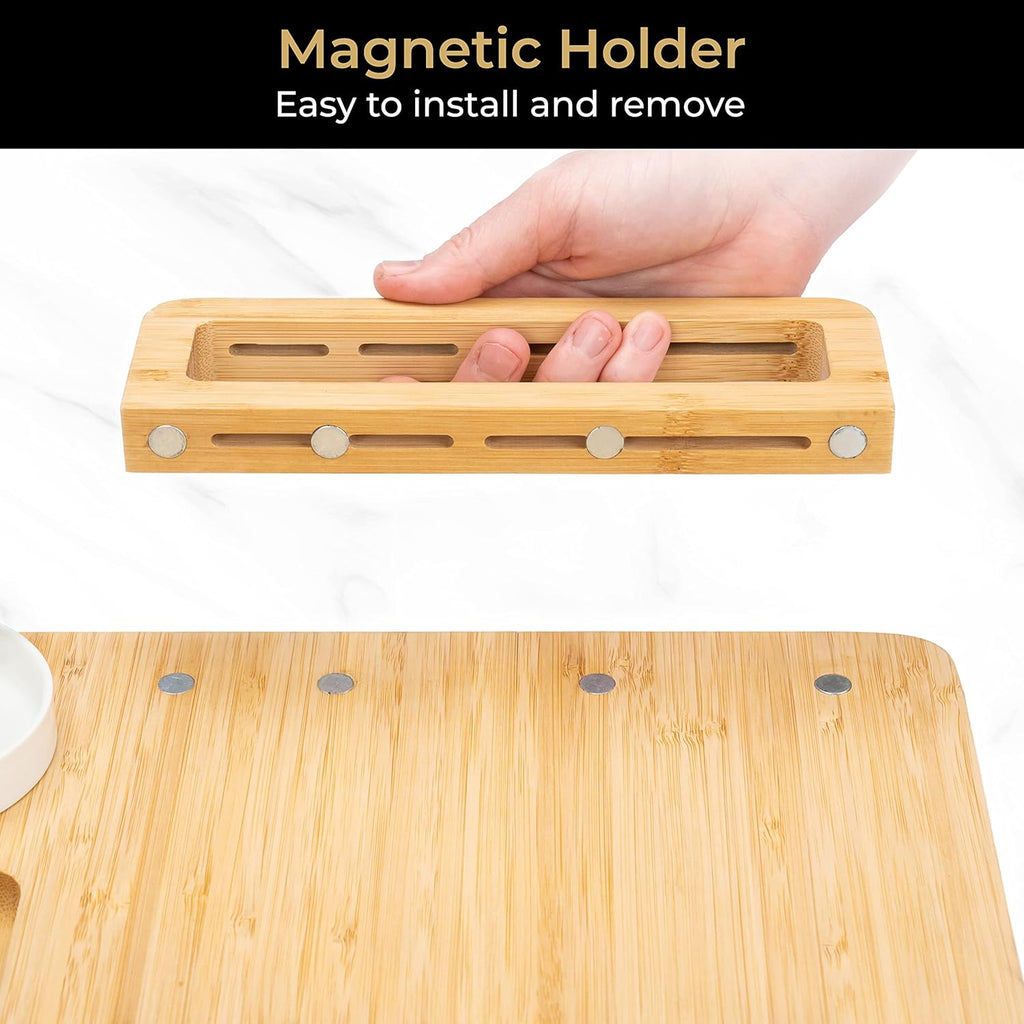 3 Side Acacia Wood Charcuterie Boards Gift Set Bundle