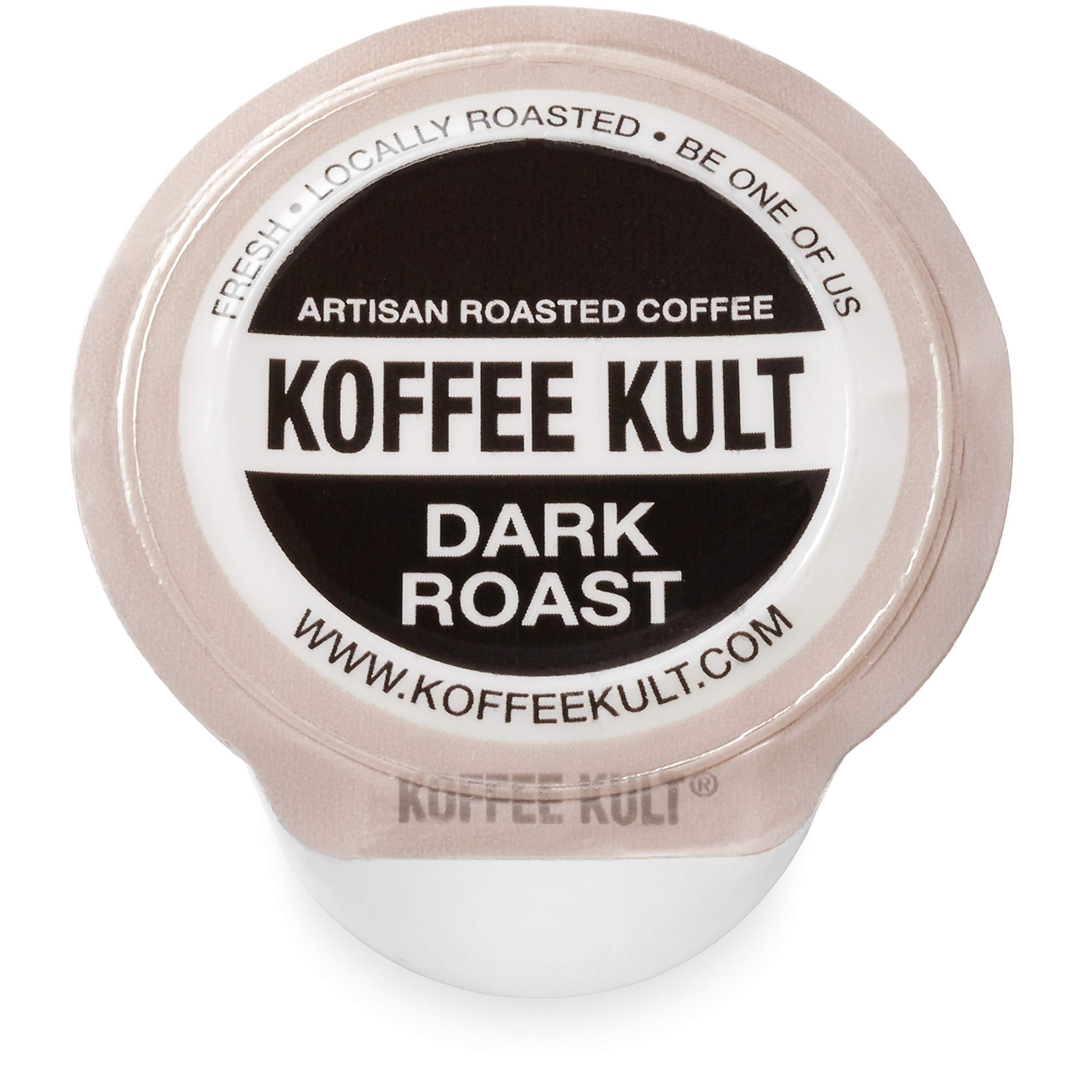 Koffee Kult Premium Dark Roast Coffee Single Serve coffee cups in pods for K-Cup 12 count