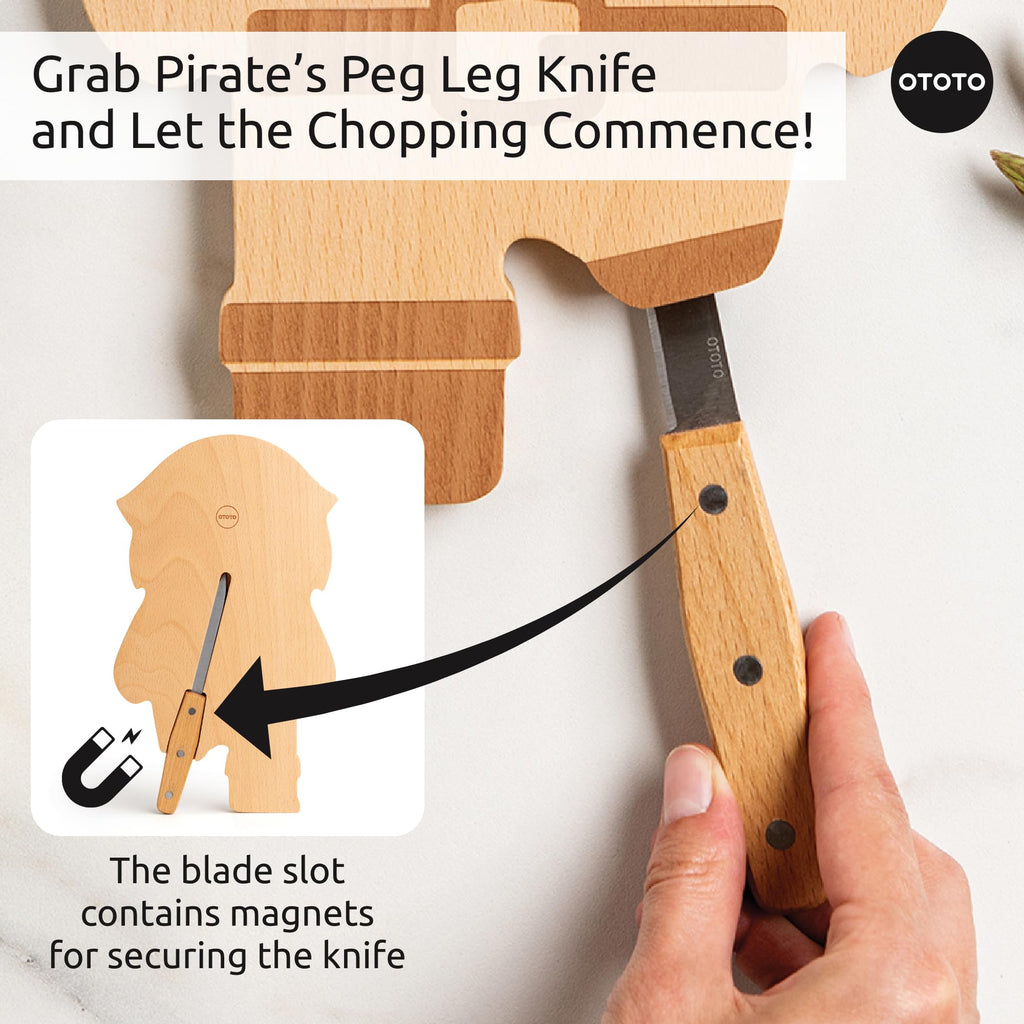 OTOTO Cutting Board - Wooden & Plastic Cutting Boards for Kitchen, Fun & Spooky Kitchen Gadgets, Housewarming & Goth Gifts, Dishwasher Safe (Bat, Plastic)