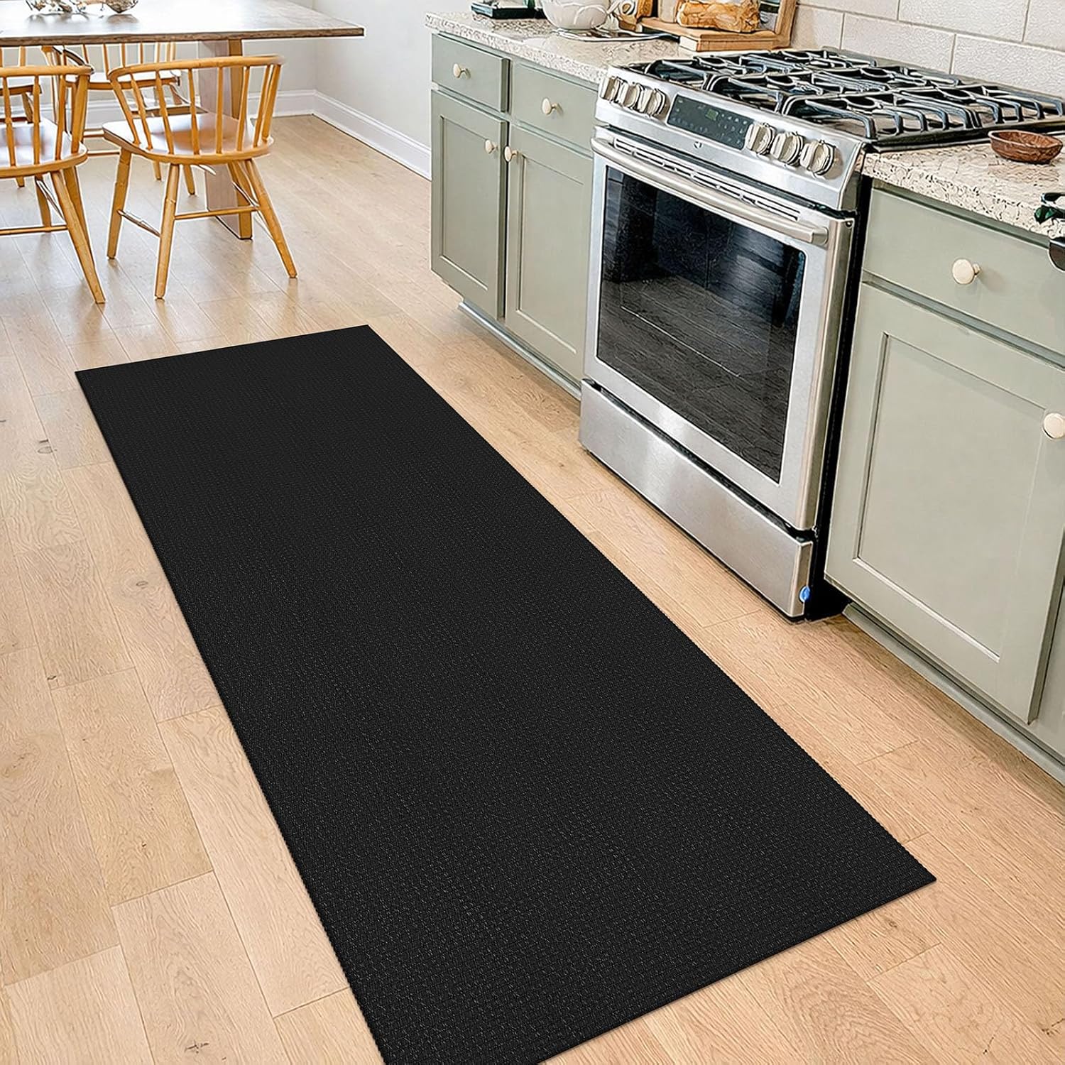 IOHOUZE Small Area Rug 2x3 Washable Woven Rugs for Entryway Non Slip Rubber Backed Kitchen Rugs Indoor Outdoor Doormat Throw Rug Floor Carpet for Entrance Front Door, Orange/Tan/Brown