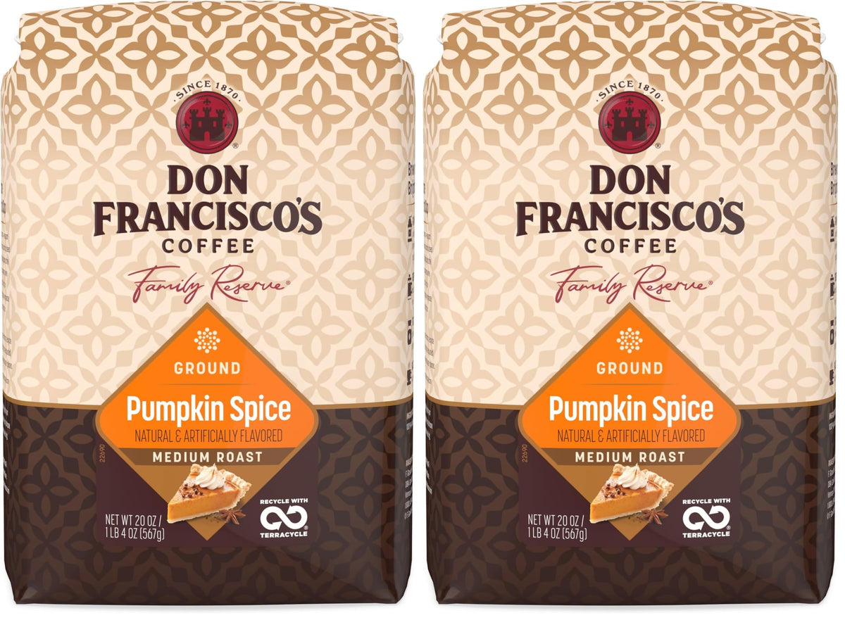 Don Francisco's Vanilla Nut Ground Coffee, Medium Roast, 20 OZ Bag