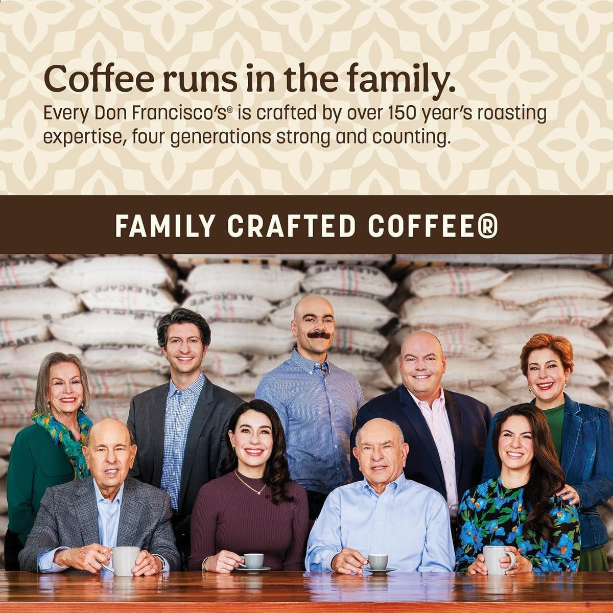 Don Francisco's Vanilla Nut Ground Coffee, Medium Roast, 20 OZ Bag