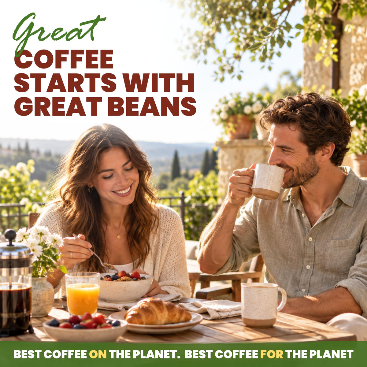Java Planet Low Acid Organic Espresso Whole Bean Coffee 16oz