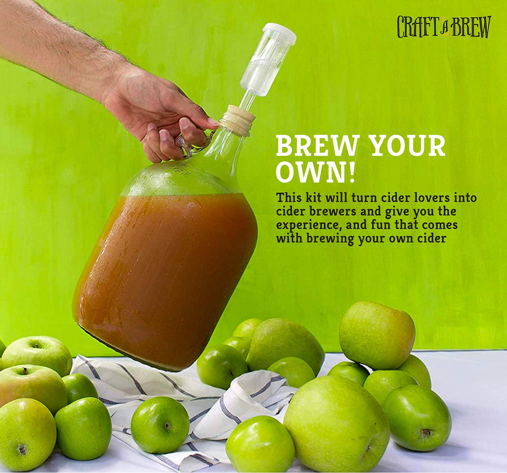 Craft A Brew - American Pale Ale - Beer Making Kit - Make Your Own Craft Beer - Complete Equipment and Supplies - Starter Home Brewing Kit - 1 Gallon