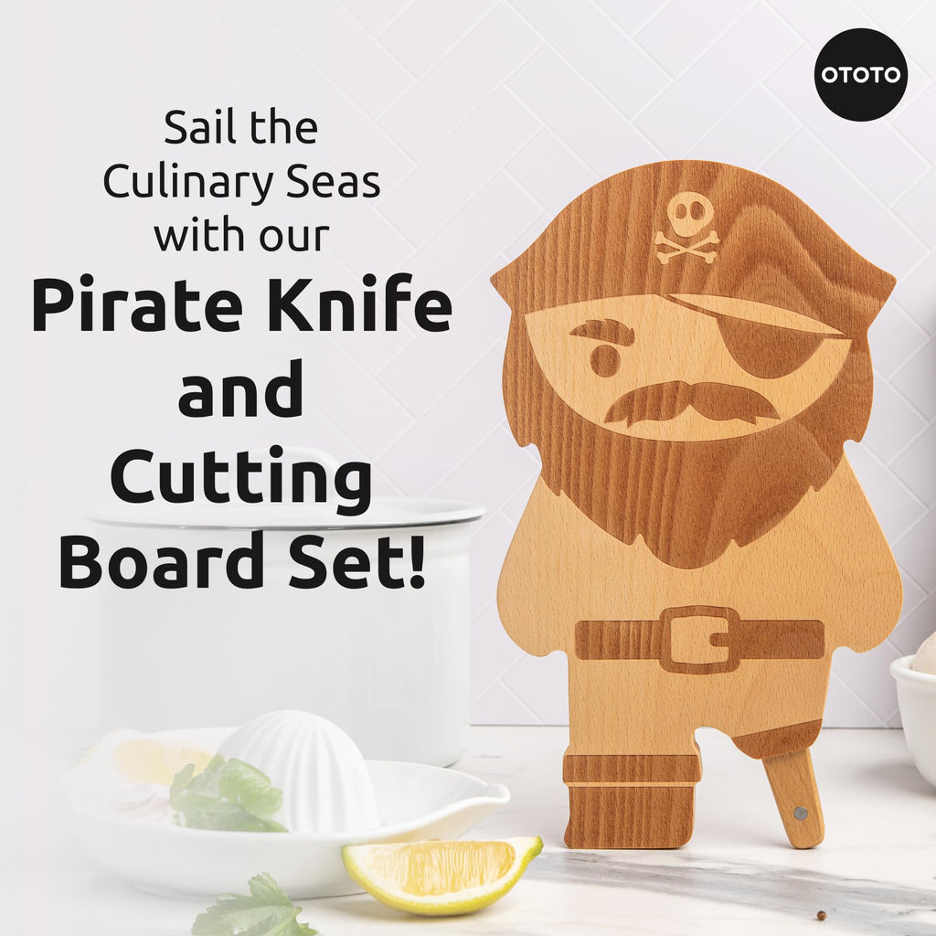 OTOTO Cutting Board - Wooden & Plastic Cutting Boards for Kitchen, Fun & Spooky Kitchen Gadgets, Housewarming & Goth Gifts, Dishwasher Safe (Bat, Plastic)