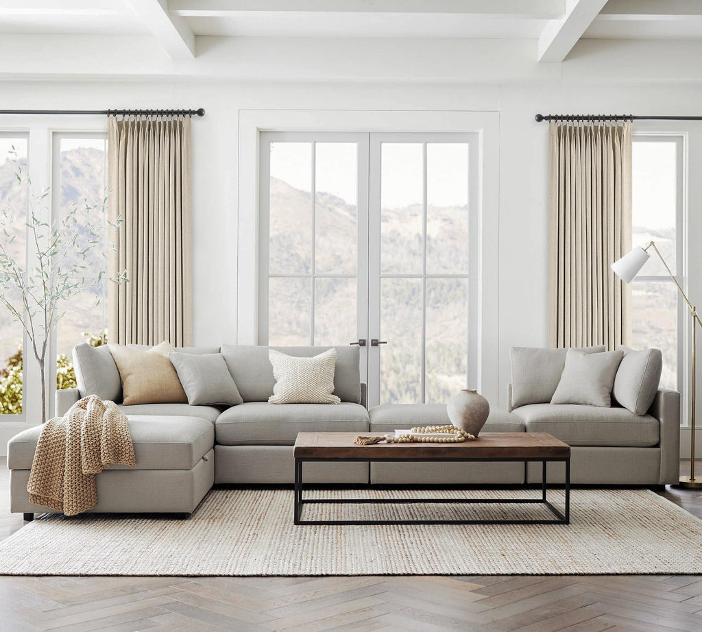Topfinel Extral Wide Curtains, Pinch Pleated 100% Blackout Linen Drapery Panels with Hooks, Pinch Pleat Drapes for Patio Sliding Door Large Window Living Room Track, 72" Wx96 L 2 Panel