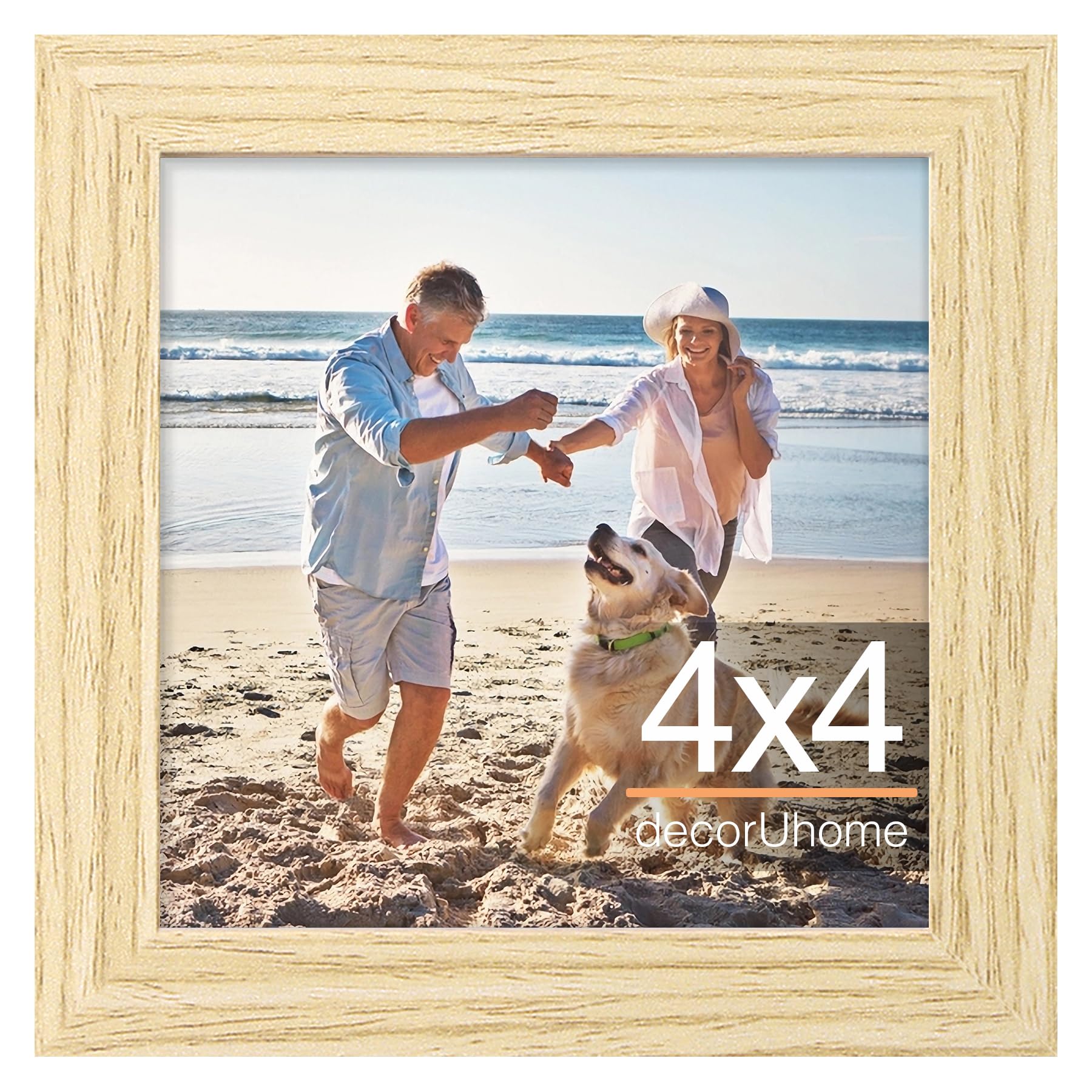 decorUhome 8x10 Picture Frame, Display Pictures 5x7 with Mat or 8x10 without Mat, Wall & Tabletop Display Photo Frame, Black, 1 Pack
