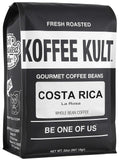 Koffee Kult Costa Rican Honey Processed Coffee - Medium Roast Single Origin Coffee Beans 100% Arabica Specialty Coffee Whole Bean (32oz)