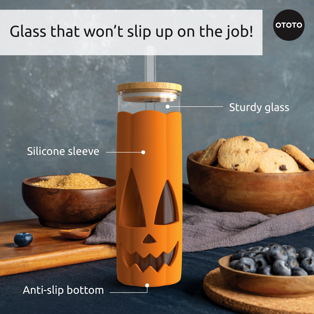 OTOTO Spooky Bootle - Halloween, Halloween Tumbler, Accessories, Insulated Water Bottle, Stainless Steel, Cute Water Bottle, Leak Proof Water Bottles, Spooky, Witchy, Goth Gifts, 18oz.