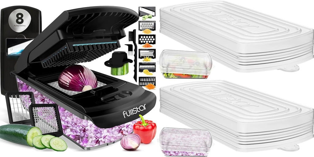 fullstar Bundle: Chopper and 2 Silicone Lids