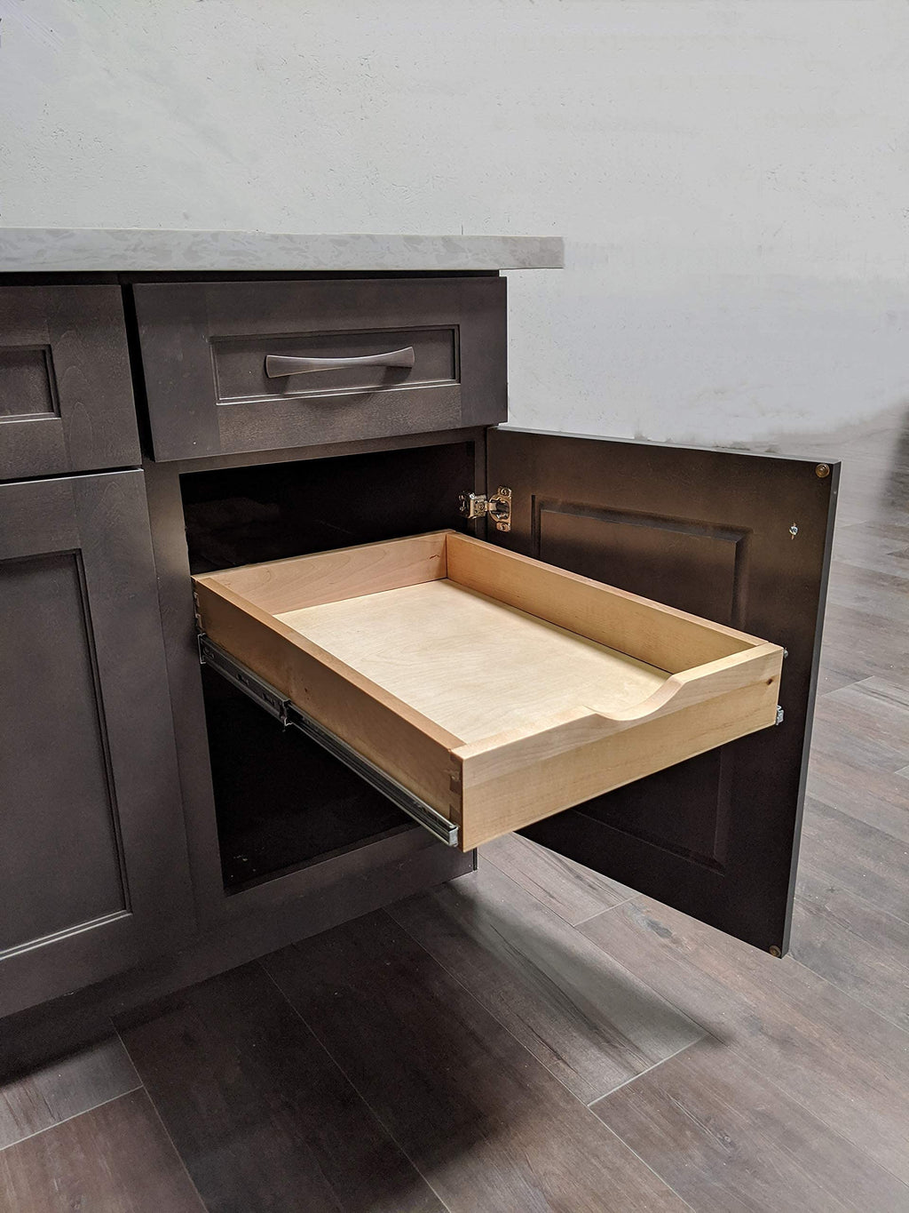 Elysian Under Desk Drawers 30" W × 21" D Add-on Drawers for Under Desk or Cabinet, Multipurpose Drawer Storage for Office Supplies, Smooth Pull Out Cabinet Organizer