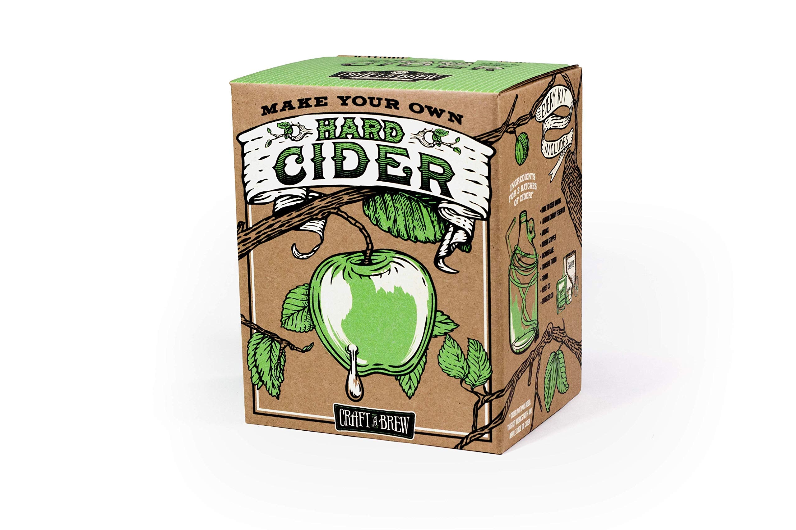 Craft A Brew - American Pale Ale - Beer Making Kit - Make Your Own Craft Beer - Complete Equipment and Supplies - Starter Home Brewing Kit - 1 Gallon