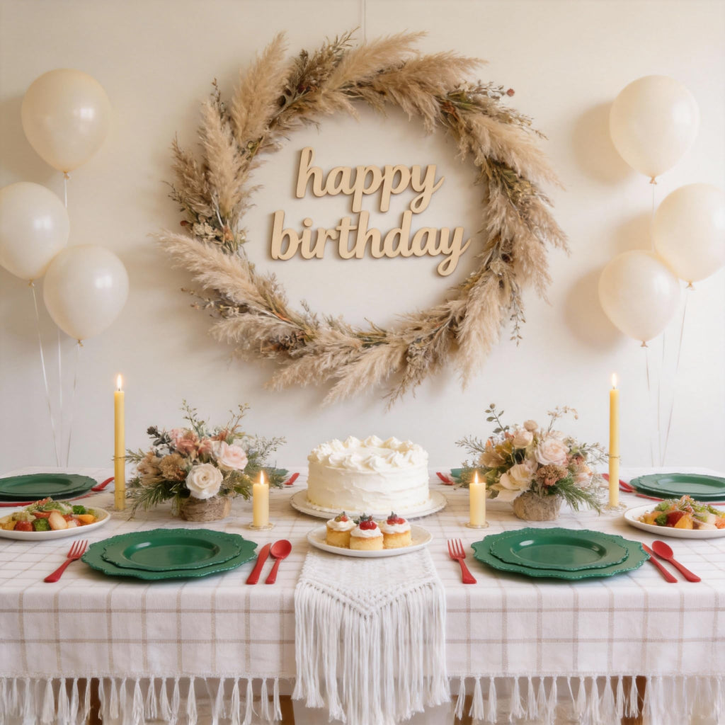 COLOSUS 60PCS White Plastic Plates for 30 guests-Fancy Plastic Beaded Plates,Plastic Plates for Party, Elegant White plates,Include 30 PCS 10.5" Dinner plates & 30PCS 8.25" Dessert plates for easter