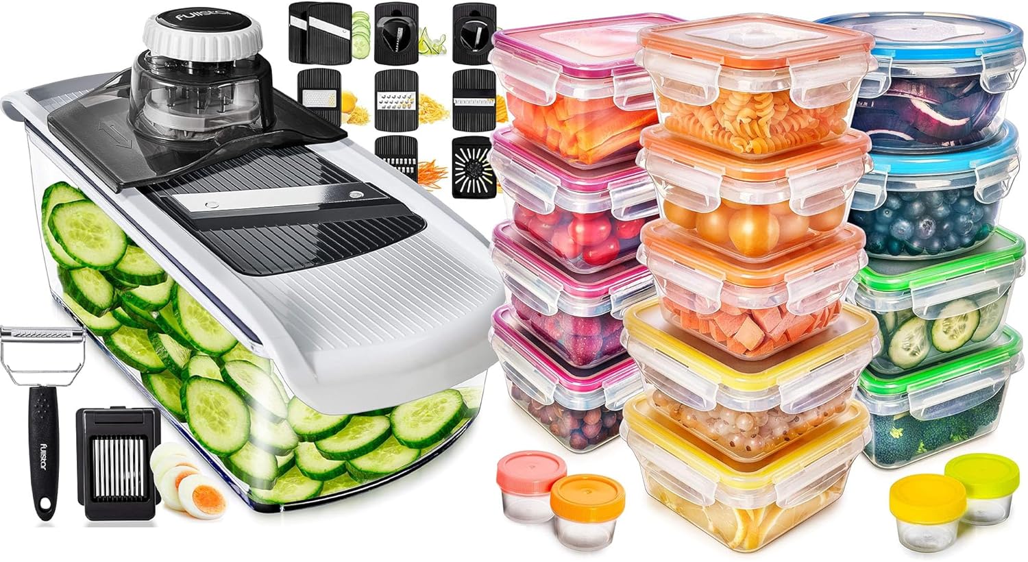 fullstar Mandoline And 34 Pack Food Container