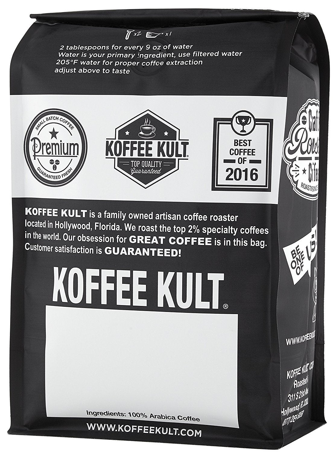 Koffee Kult Koffee Kult Medium Roast Smooth and Flavorful Ground Coffee - Perfect for a Relaxing Cup Anytime (Medium Roast, 32oz)