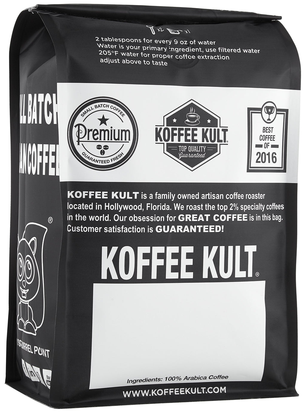 Koffee Kult Koffee Kult Medium Roast Smooth and Flavorful Ground Coffee - Perfect for a Relaxing Cup Anytime (Medium Roast, 32oz)