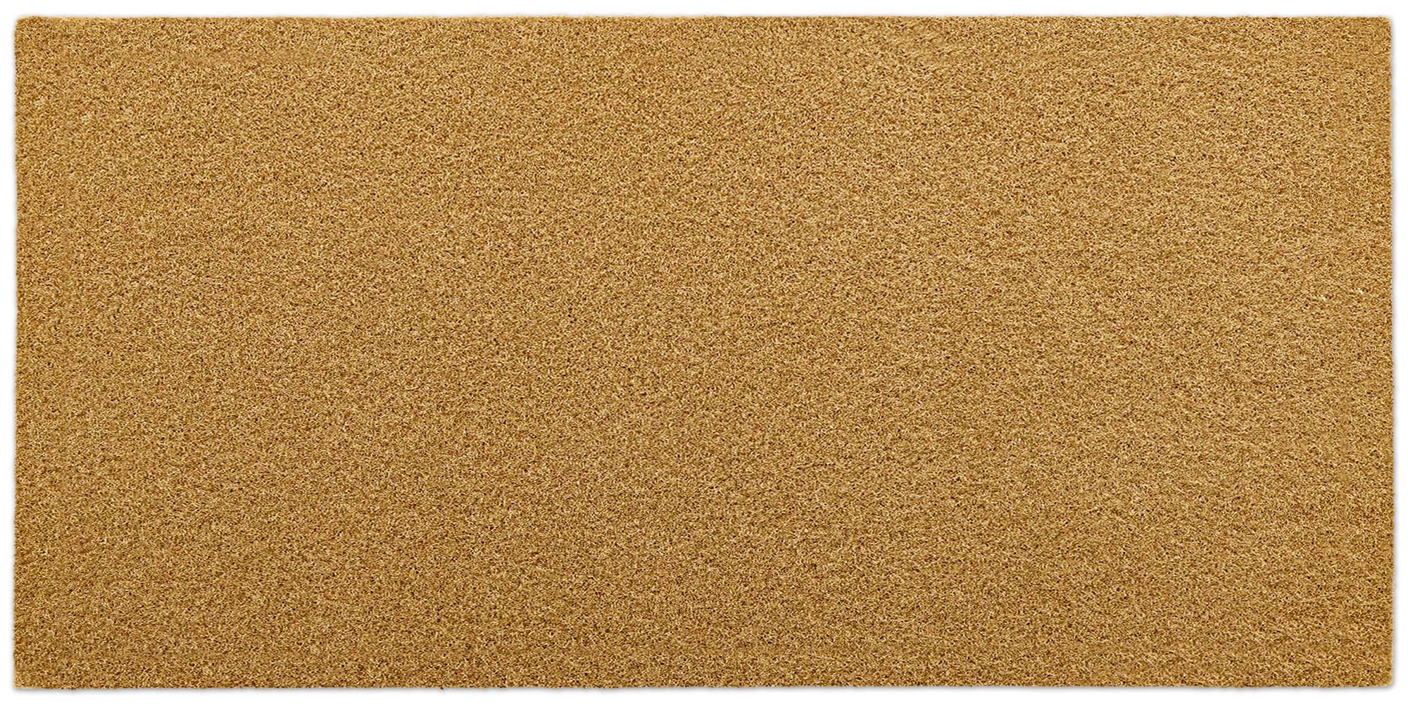 OLANLY Front Door Mat, Low Profile Doormat, Stain and Fade Resistant, Easy to Clean, for Indoor and Outdoor Entrances, Patio Porch or Entryway, Brown (30x17 Inch, Home Sweet Home)