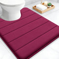 OLANLY Memory Foam Bath Mat 30x20, Super Soft Absorbent Bathroom Rugs, Quick Dry, Machine Washable Shower Floor Rugs, Bathmat Carpet, Bathroom Home Decor Accessories, Grey