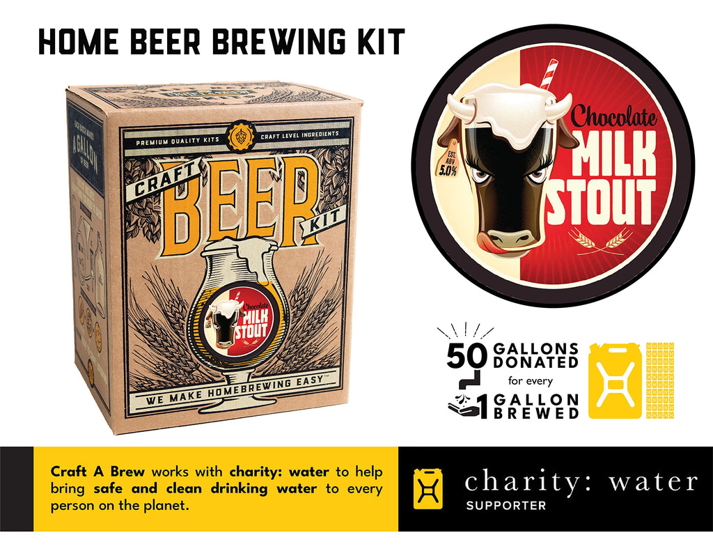 Craft A Brew - American Pale Ale - Beer Making Kit - Make Your Own Craft Beer - Complete Equipment and Supplies - Starter Home Brewing Kit - 1 Gallon