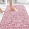 OLANLY Bathroom Rugs 30x20, Extra Soft Absorbent Chenille Bath Rugs, Rubber Backing Quick Dry, Machine Washable Bath Mats for Bathroom Floor, Tub and Shower, Home Decor Accessories, Grey