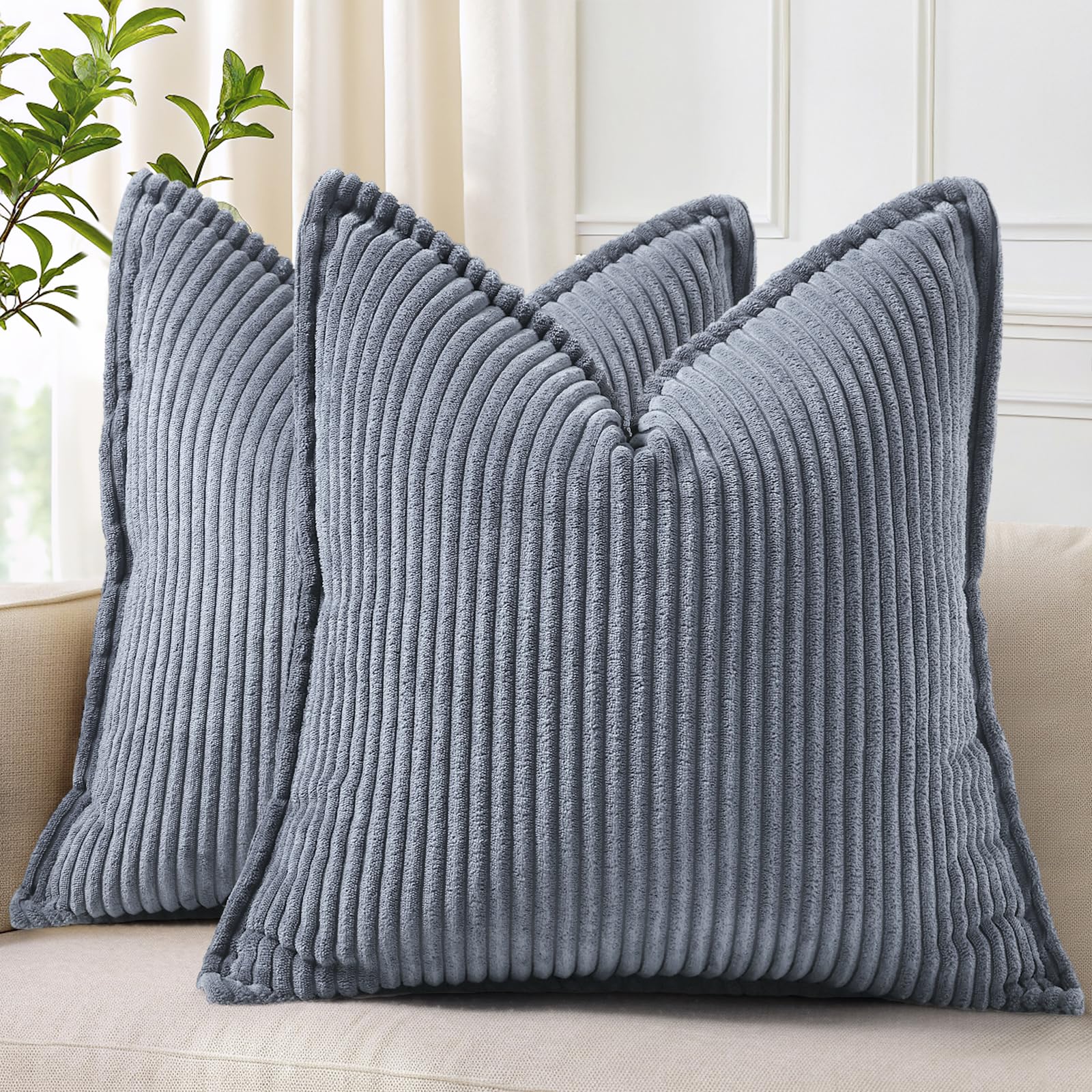 Cream White Throw Pillow Covers