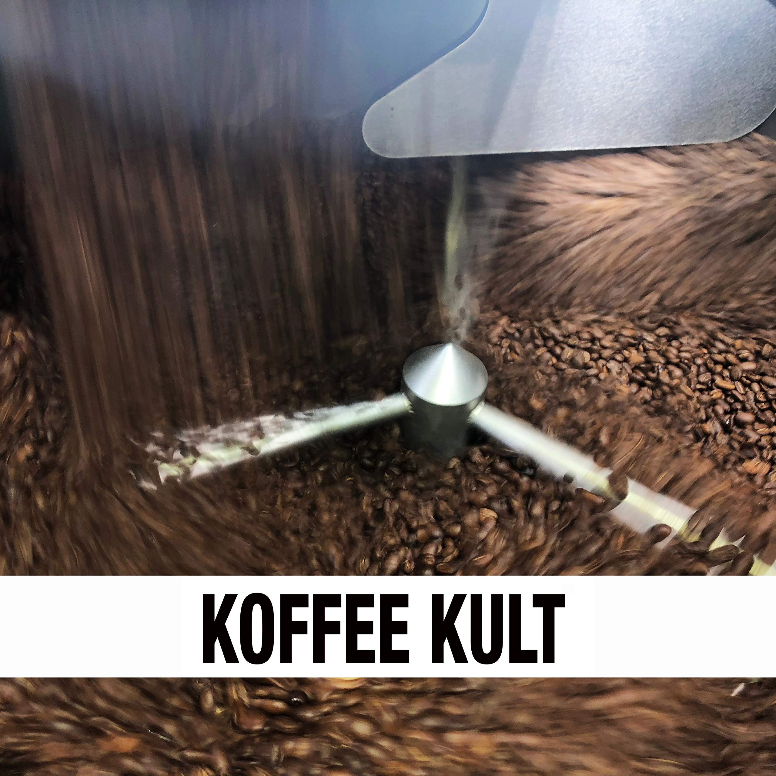 Koffee Kult Eye Cracker Espresso Coffee Beans - Bright, Bold Medium Roast with a Citrus Twist Coffee Crema - Artisan Roasted Fresh 100% Arabica Speciality Grade Coffee (Whole Bean, 32oz)