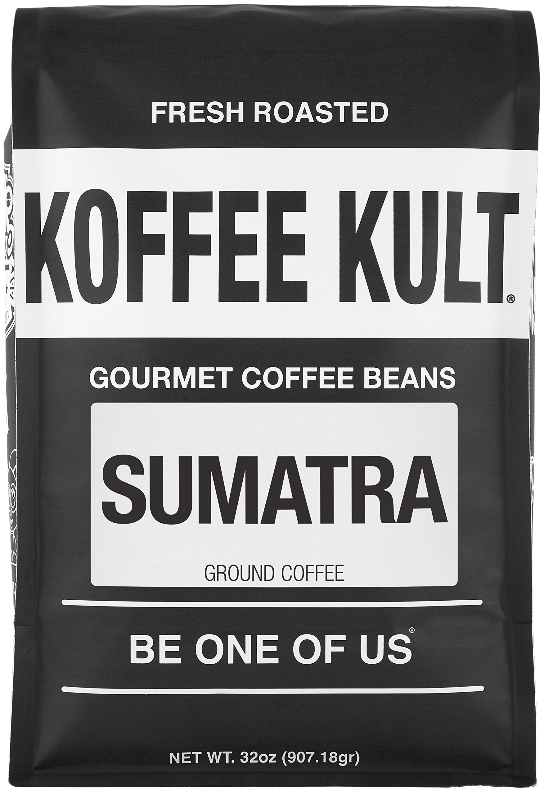 Koffee Kult Koffee Kult Medium Roast Smooth and Flavorful Ground Coffee - Perfect for a Relaxing Cup Anytime (Medium Roast, 32oz)