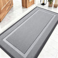 OLANLY Front Door Mat Indoor Outdoor Entrance, Waterproof All-Season, All-Weather Doormat, Sturdy Natural Rubber, Fade Resistant, Low Profile, Easy Clean Patio Porch Entryway Mat, 29.5x17, Beige