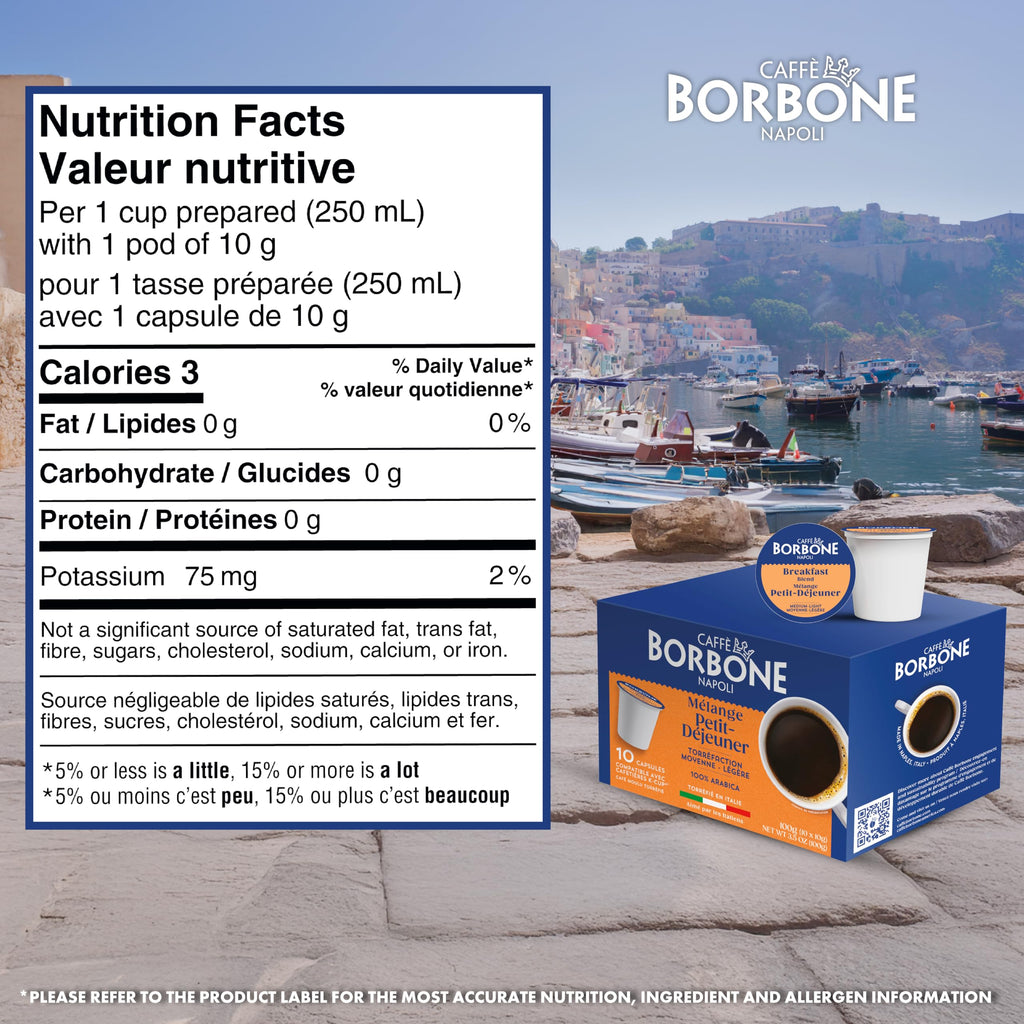 Caffè Borbone Italian Roast Coffee (60 Count) – Medium Dark Roast, Arabica & Robusta Blend, Roasted in Italy for a Bold, Smooth Taste – Single Serve Coffee Pods Compatible with K-Cup Brewers