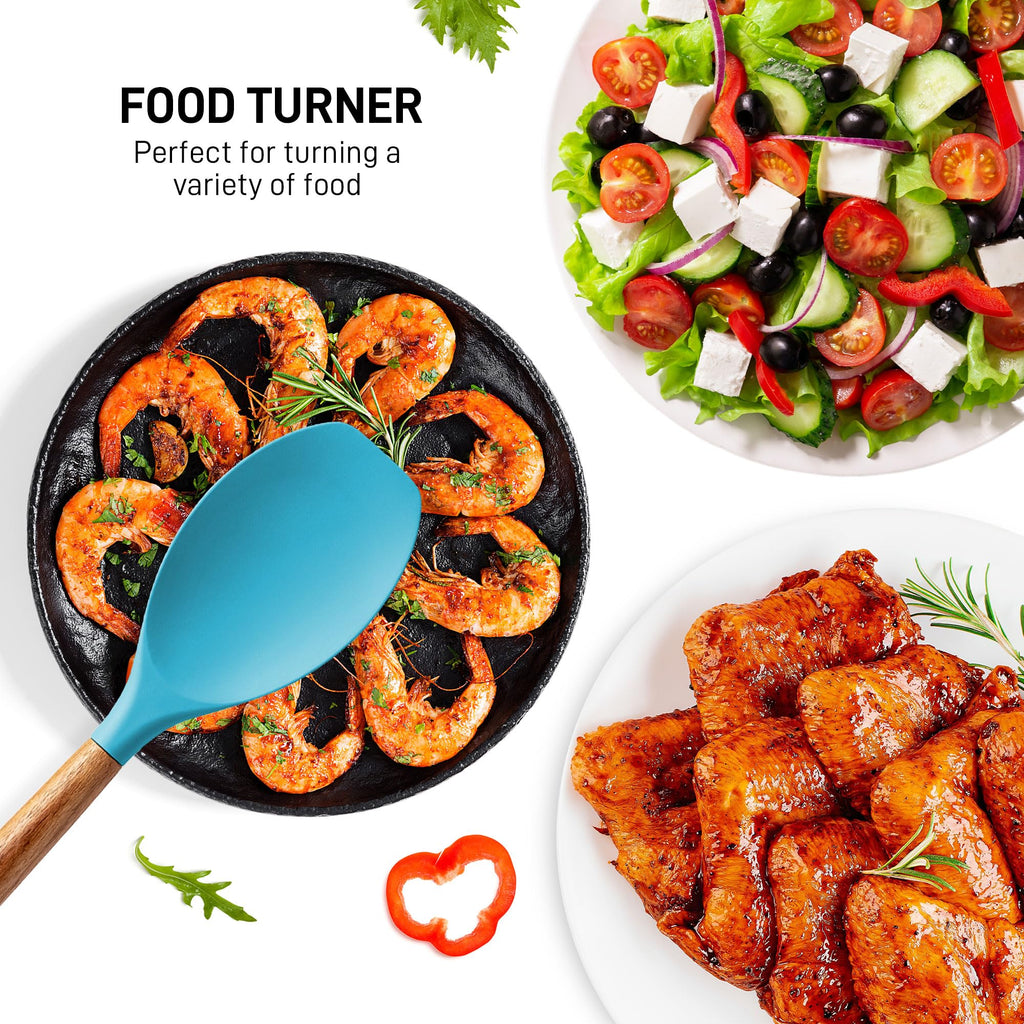Zulay Kitchen 5 Piece Silicone Utensil Set