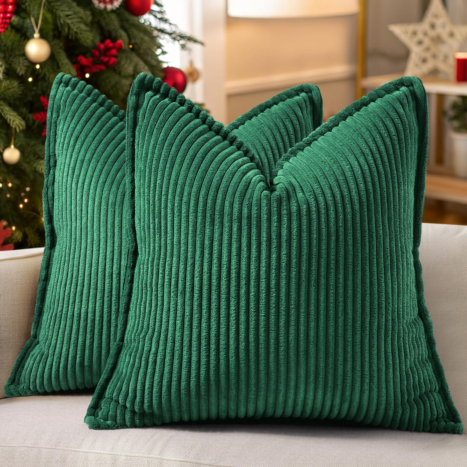 Cream White Throw Pillow Covers