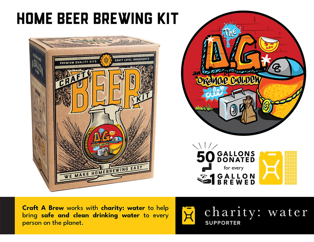 Craft A Brew - American Pale Ale - Beer Making Kit - Make Your Own Craft Beer - Complete Equipment and Supplies - Starter Home Brewing Kit - 1 Gallon