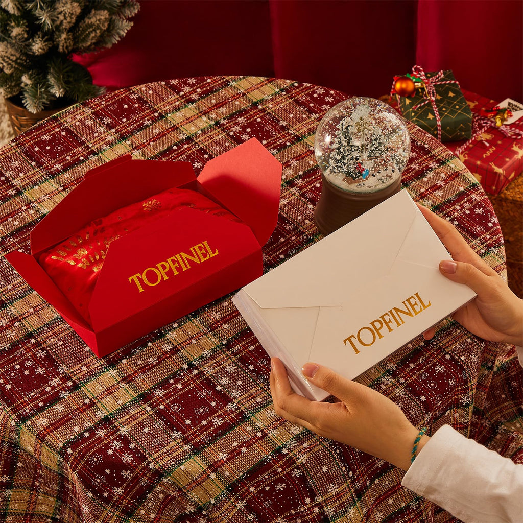 Topfinel Christmas Pillow Covers 18x18 Set of 2,Xmas Cream Velvet Snowflake Reindeer Decorative Pillow Case Winter Holiday Decor for Home Couch,White and Gold