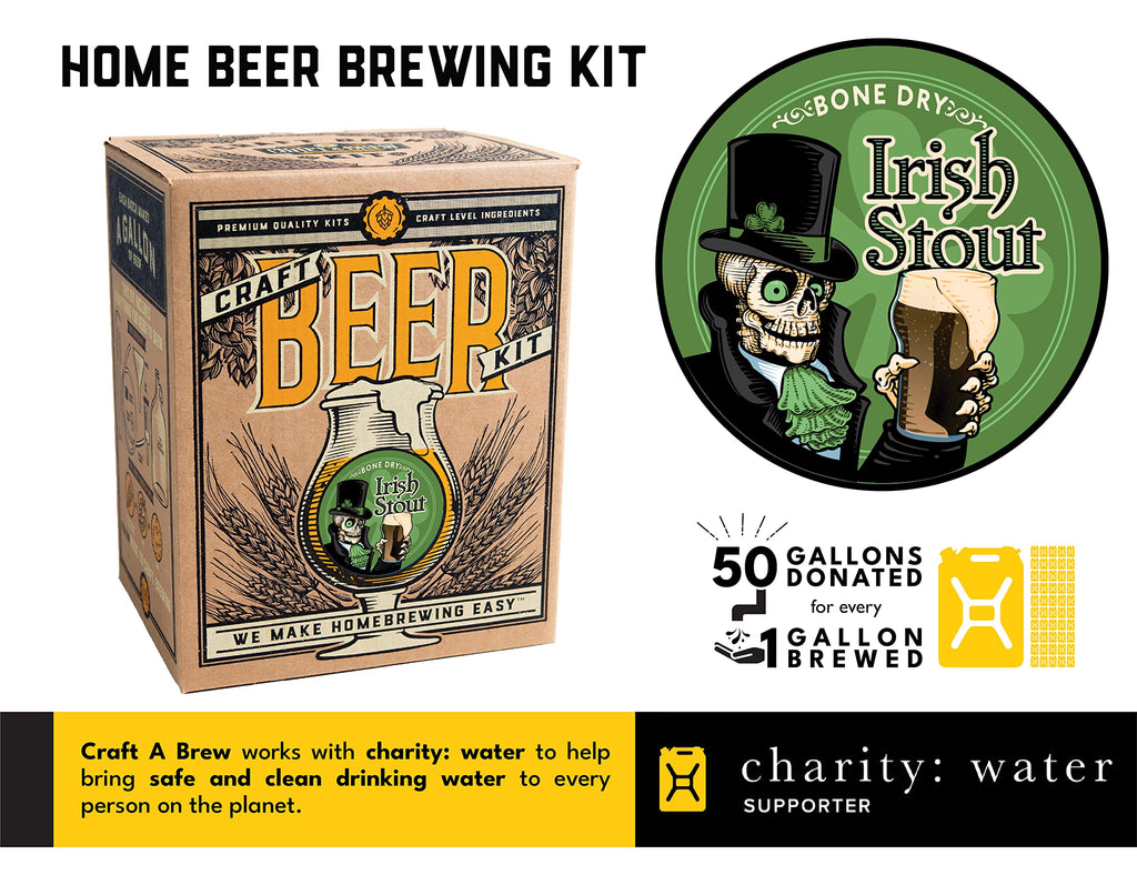 Craft A Brew - American Pale Ale - Beer Making Kit - Make Your Own Craft Beer - Complete Equipment and Supplies - Starter Home Brewing Kit - 1 Gallon